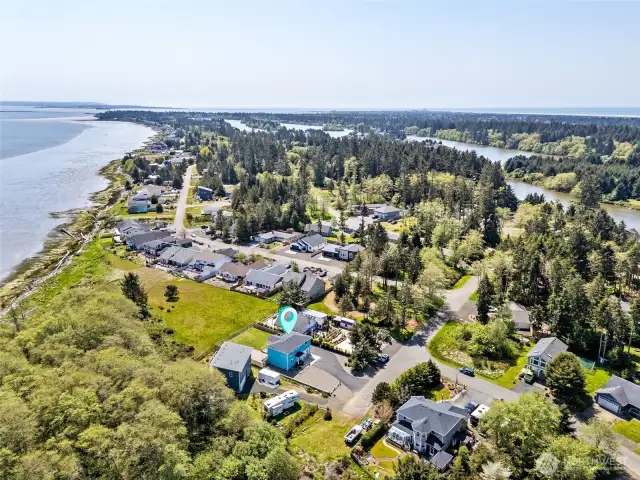 The bayside of Ocean Shores.