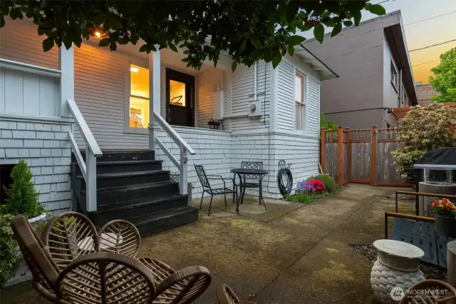 Back Patio and Yard