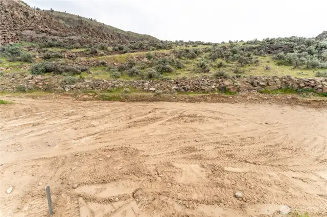 Prepped building site.