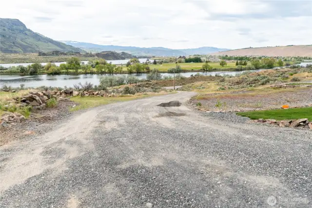 Driveway to Battermann Road.
