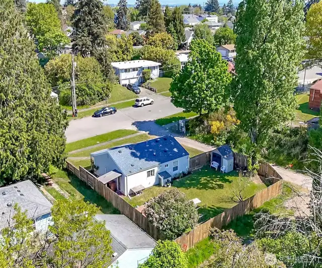 Ariel view, this house is a great find!