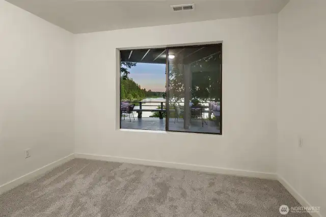 Lower level bedroom