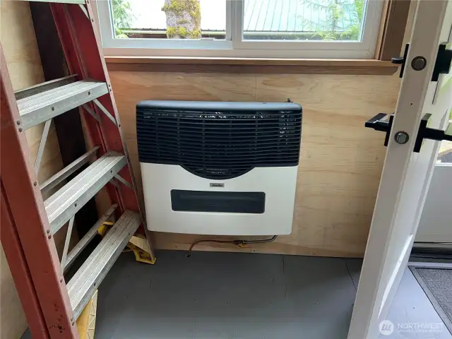 Propane heat in additional room
