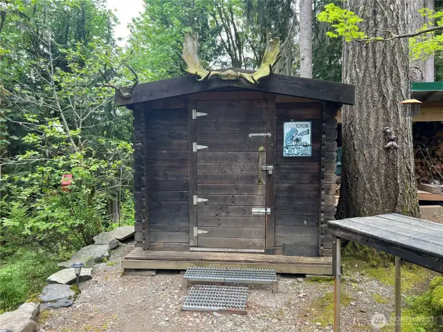 Rustic storage Shed