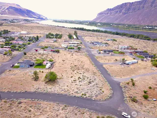 Over 1 acre parcel.