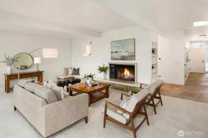 Entry and Living Room