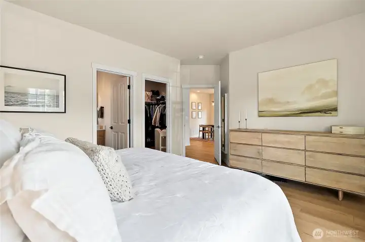 It’s a private haven designed for relaxation at the end of the day.