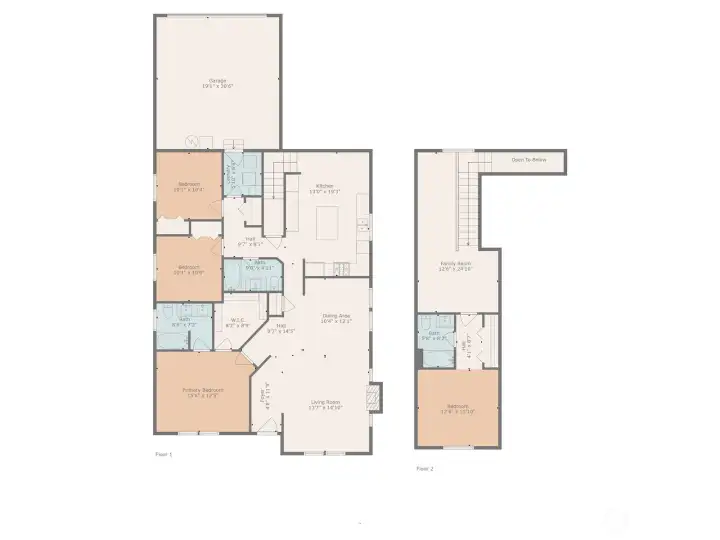 A floorplan of this fabulous home!