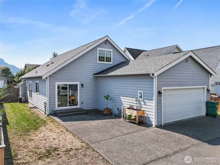 AC was added in 2022 along with a plethora of interior updates.  Convenient alley access for the two car garage and plenty of parking in the driveway for guests.