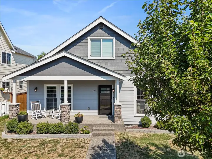 Updated, stylish, and perfectly located in Enumclaw.  This home has taken on the most beautiful transformation since 2022 with high end materials and designer classics.  Just a 10 min walk to the Foothills Trail Bridge from this home.