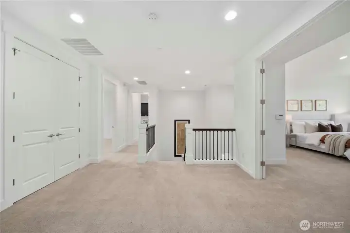 Upstairs landing area