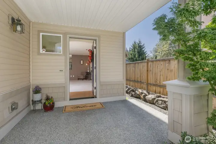 Large covered front porch