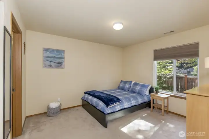 Main floor Jr Ensuite with garden view