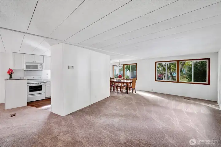 Bright, cheerful, updated home with open floor plan.