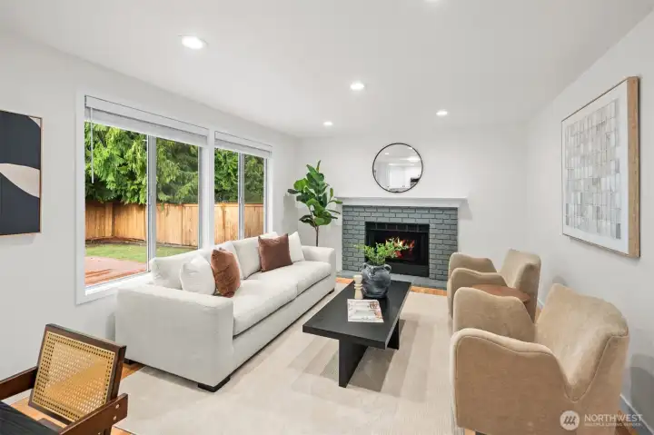 Enjoy an intimate, comfortable setting, perfect for gatherings or quiet evenings at home.