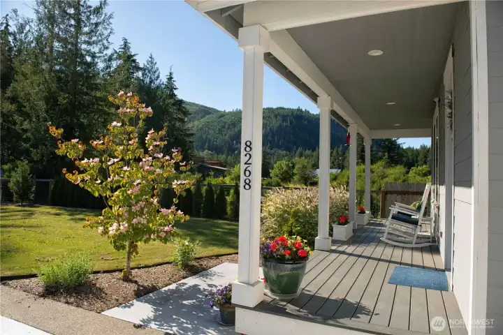 Picture yourself having morning coffee on the porch. Picture yourself having morning coffee on the porch.