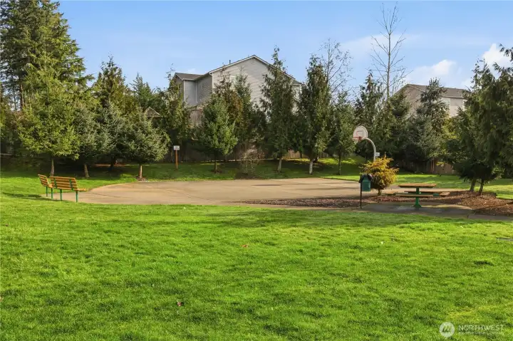 Right next to neighborhood park