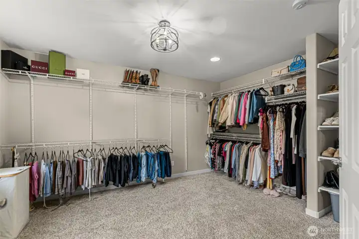 Incredible walk-in closet