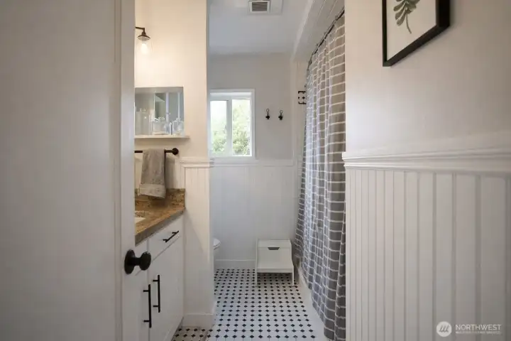 Full bathroom on main floor
