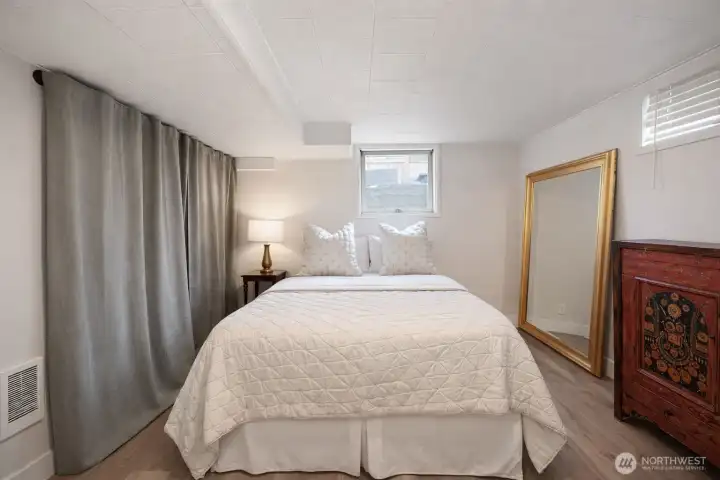 Downstairs guest bedroom