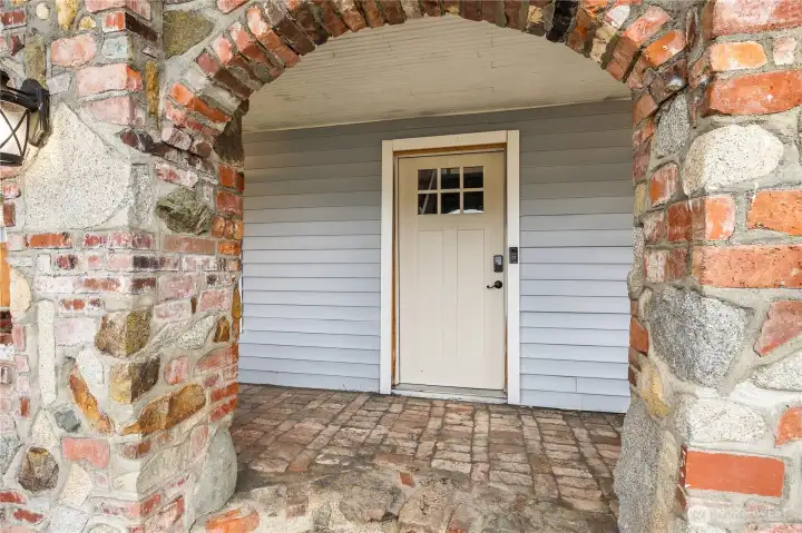 Masonry built by previous home owner who was a Mason.