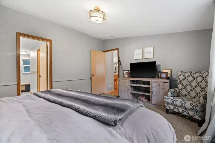 Wait until you see how spacious the primary bathroom is.