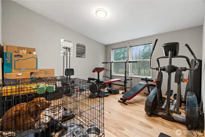 There is no closet in this room so it is used as a bonus room.