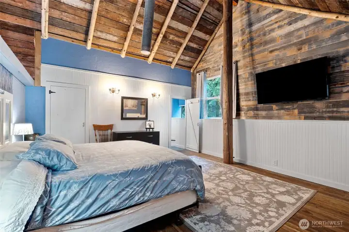 Primary bedroom on the second level