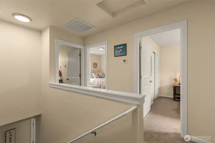 Hallway to bedrooms