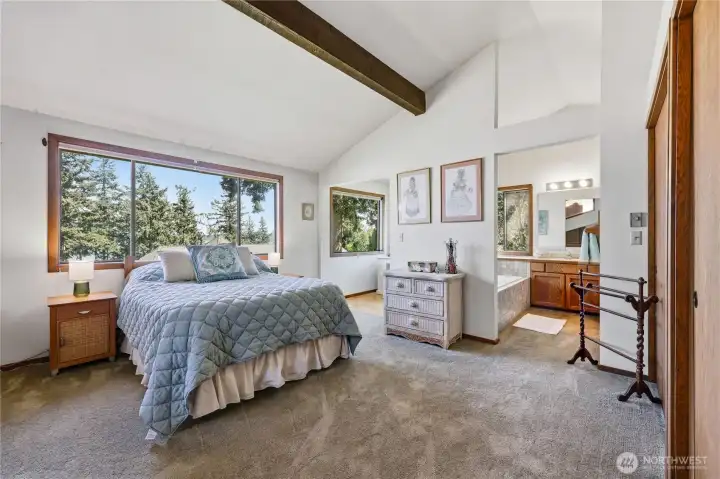 A gracious primary suite