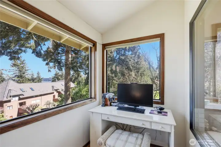 This is an exterior deck in most units.