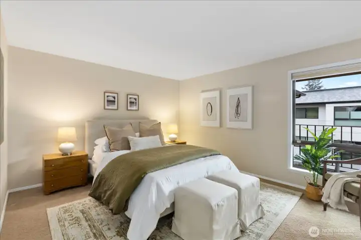 2nd bedroom is spacious