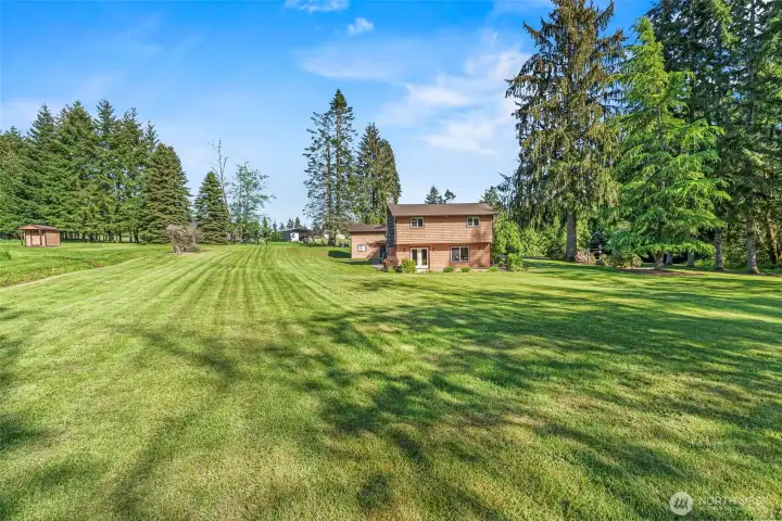 West side of property