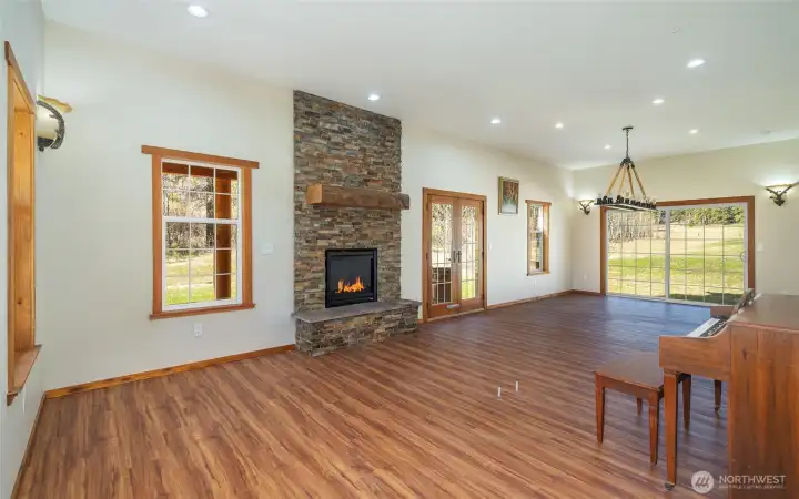 Living room with fireplace Living room with fireplace