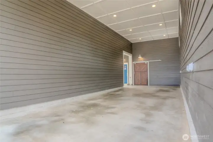 This RV garage could also be a garage for your cars or trucks!