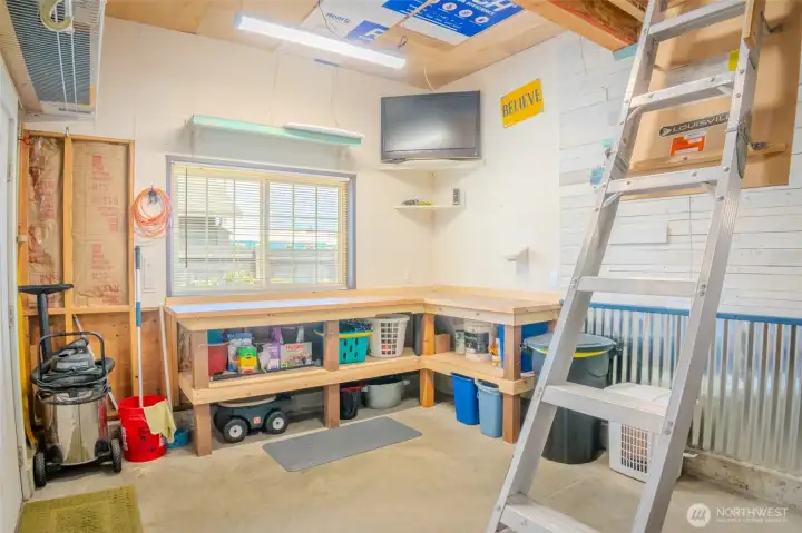 Shop or His and Her hobby room!