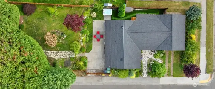 Aerial view of the property. Aerial view of the property.