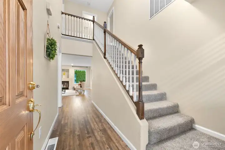 Step into elegance! This welcoming entryway sets the tone for the charm and beauty that awaits inside.