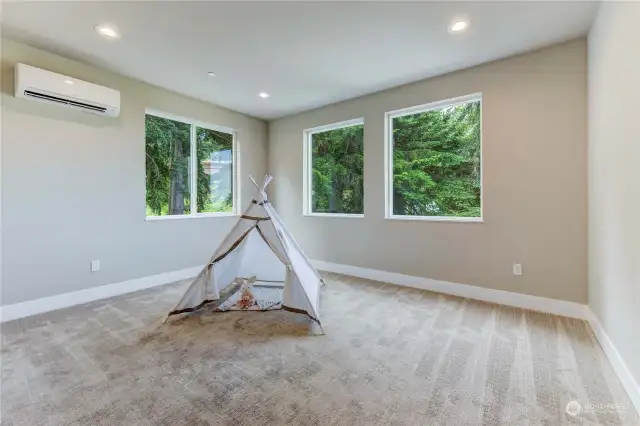 Large Upper Bedroom with Sound Views.