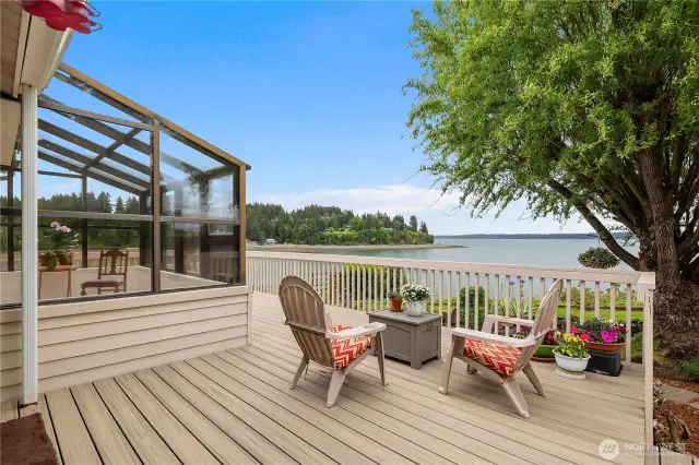 Enjoy the wide open views from your new Trex deck.