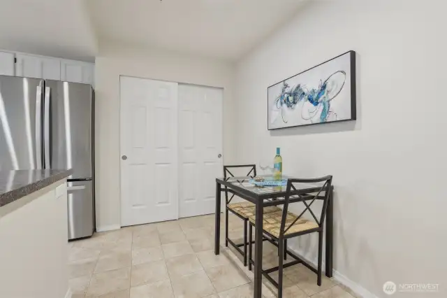Kitchen Nook & Pantry for multiple uses (desk, kitchen table)