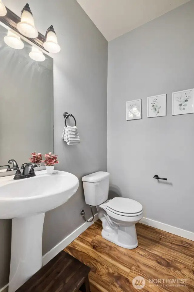 Main floor powder room
