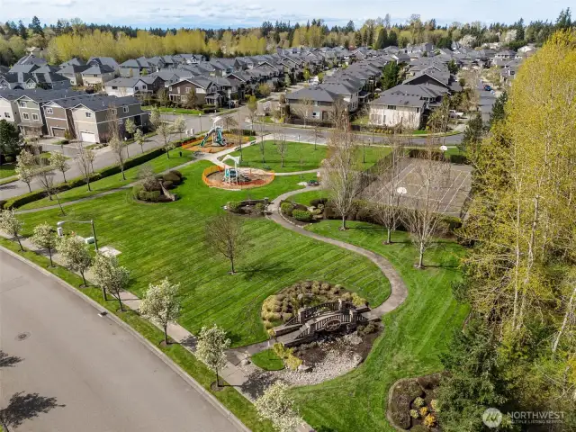 The playgrounds are being re-designed and the park grand opening is April 19th!
