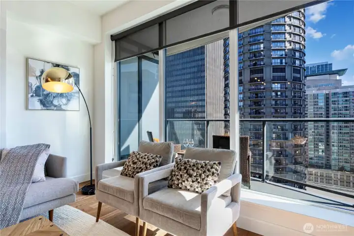 A home bathed in natural light, embracing the warmth of Seattle’s spring.