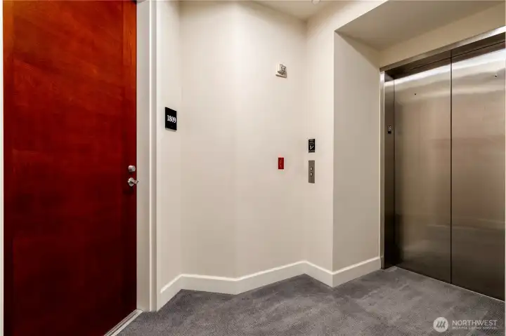 Private Vestibule entryway offering added privacy and elegance