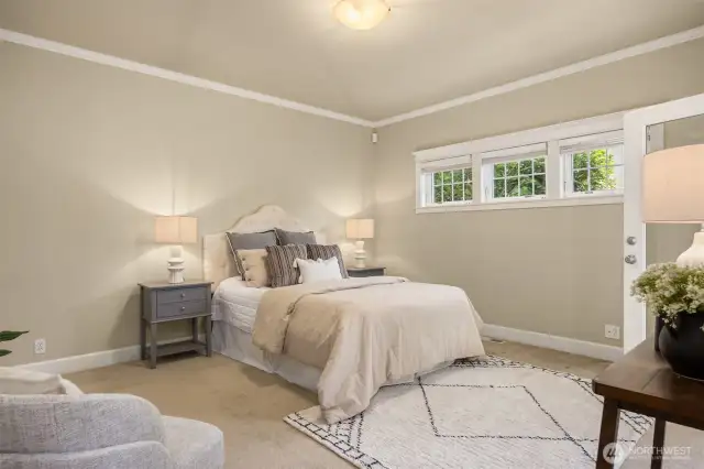 Incredible natural light warms the space.