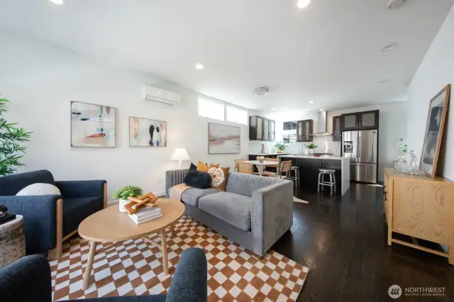 Comfortable, open-concept main level that makes it easy to relax or gather with friends.