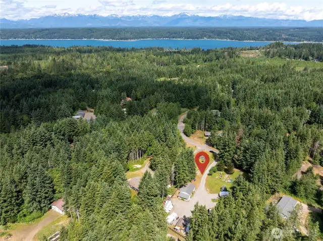 not far from the hood canal