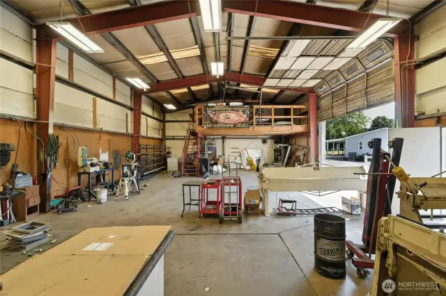 Inside the shop