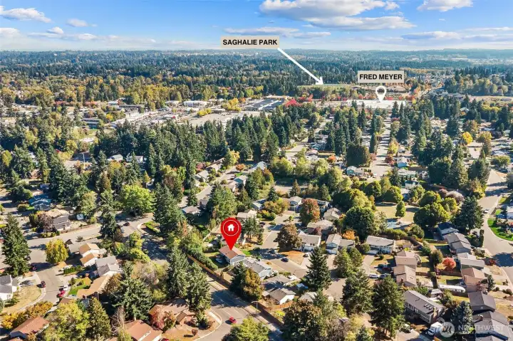 Close to shopping and parks. Not pictured: Alderdale Park is nearby too